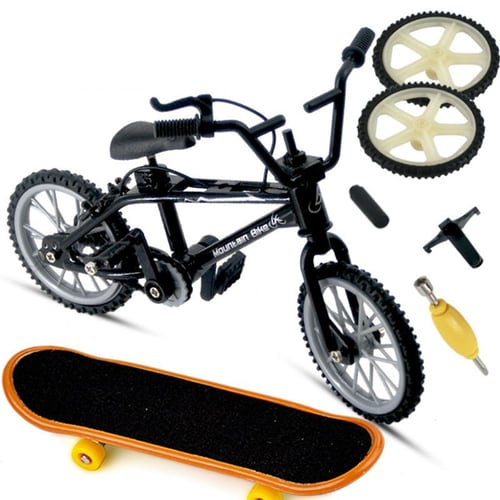 Gift Mountain Finger Bike Fixie BMX Bicycle Boy Toy DIY Creative Game skateboard 