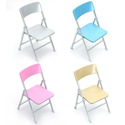 1/6 Scale Chair Plastic Model for Action Figure Scene accessories White Chair 