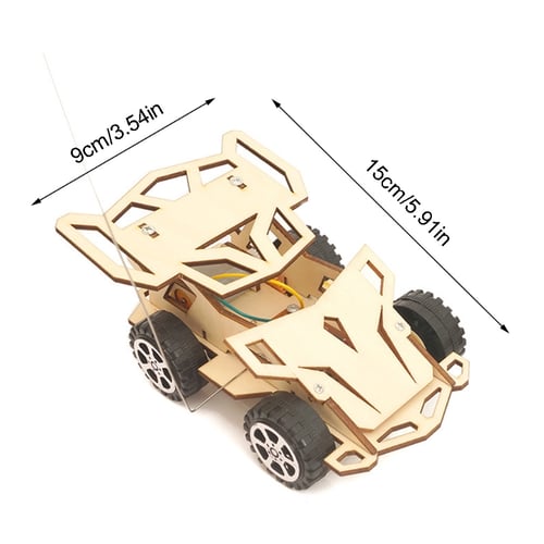 522pcs DIY Assembly 2.4GHz RC Buggy ATV Vehicles Build Kits 3D Puzzles Toy 
