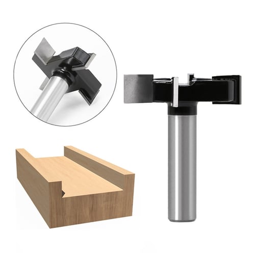 1/2\" Shank Wood Milling Cutter Planing Flattening Router Bit Woodworking Tool 