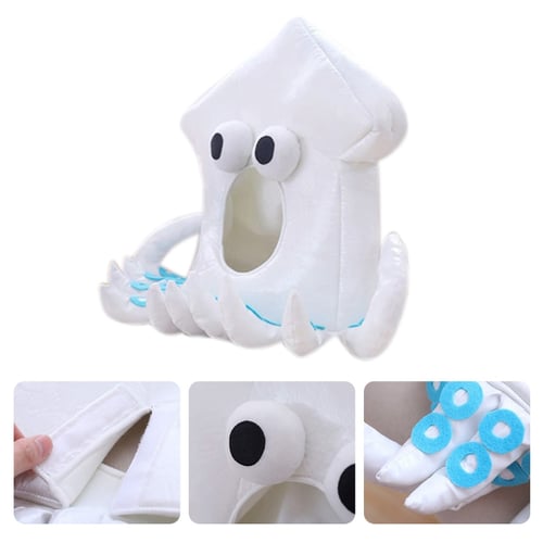 Funny Squid Animal Plush Hat Toy Cartoon Japanese Octopus Headgear Party Props
