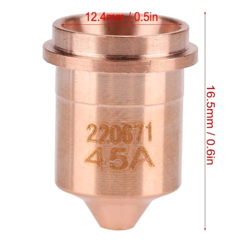 5pcs 220669 Electrode+5 pcs 220671 Nozzle Tips Torch Consumable For MAX45 