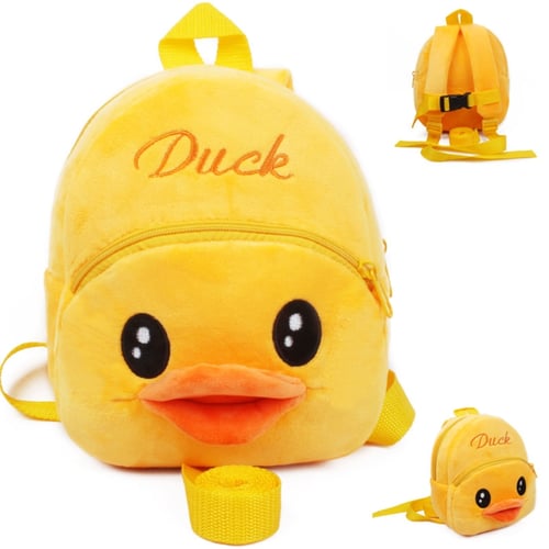 Kids Toddler Duck Doll Backpack Safety Anti-lost Harness w Leash NEW 