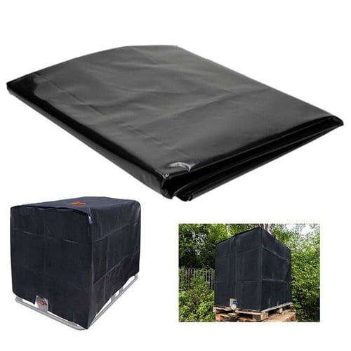 IBC Container Cover Sun Rain Protective Hood With Zip For 1000L Rain Water 