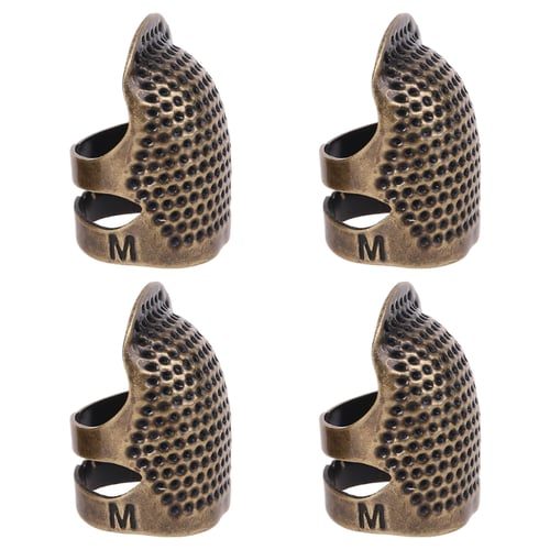 4x Sewing Thimble Adjustable Finger Protector Shield Pin Needle Tool Home Tool 4x Sewing Thimble Adjustable Finger Protector Shield Pin Needle Tool Home Tool
