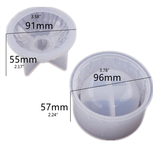 Diy Chic Storage Box Resin Casting Mold With Lid Jewelry Jar Silicone Tools S Reviews - Diy Resin Casting Mold