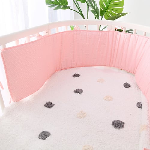 PADDED /size 180x30cm /Nursery Bumper BUMPER FOR COT 100% COTTON/ 