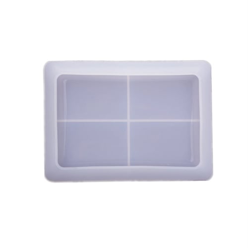 DIY Soap Dish Holder Silicone Mold Tray Container Epoxy Resin Casting Mould Tool 