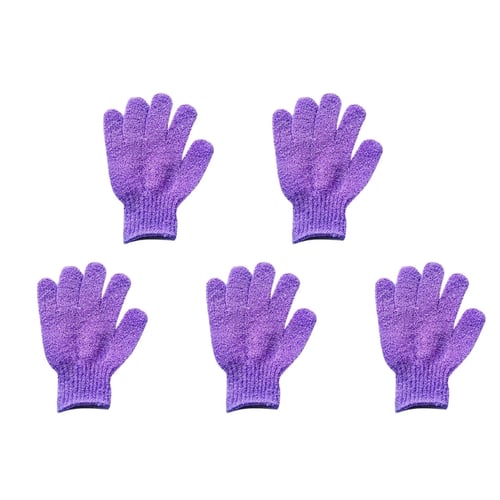 Exfoliating Shower Gloves, 5PCS Shower Scrubber for Body Shower