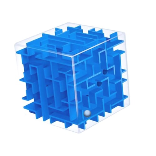 8cm Educational Puzzle Maze Ball Magic Cube Labyrinth Rolling Toy Kids Bday Gift 