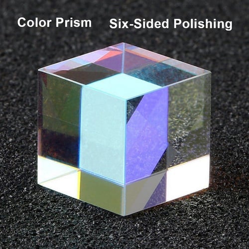 1 Pc 2.5*2.5*2.5cm Cube Defective Cross Dichroic Prism RGB Combiner Splitter 