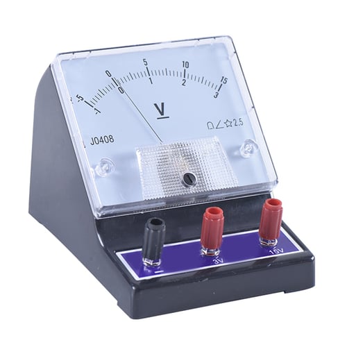 Analog Current Meter Ammeter Class 2.5 Electricity Teaching Experiment Tool Ammeter Tool 