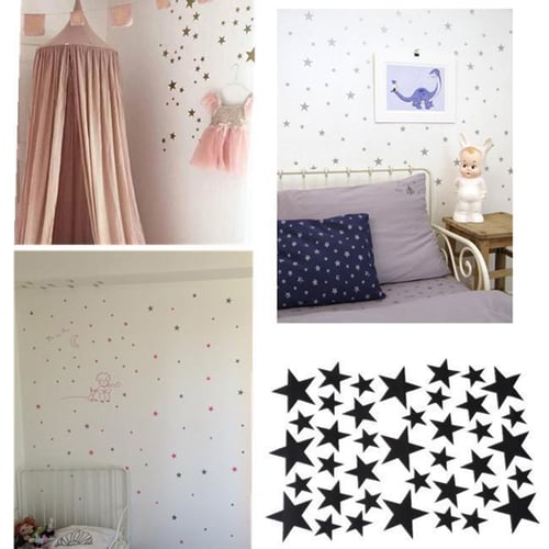 1 Sheet Stars Removable Wall Sticker Kids Baby Room Decor Art Diy Mural Decal S Reviews Zoodmall - Removable Wall Stickers For Baby Room