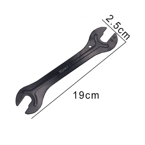 Carbon Steel Bike Cycle Head Open End Axle Hub Cone Wrench Bicycle Repair Tool 