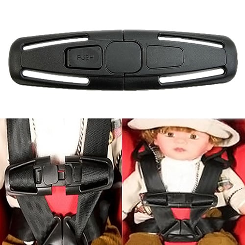 Baby Kids Car Seat Safety Strap Belts Harness Chest Clip Kids Safe Lock Buckle 