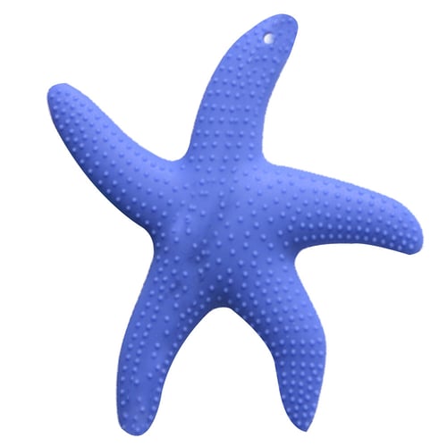Baby Starfish Teether Toy Baby Molar Teething Silicone Sensory Teeth L 