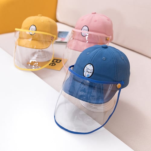 Baby Protective Cover Hat Dustproof Anti-saliva Face Shield Baseball Cap Baby Protective Cover Hat Dustproof Anti-saliva Face Shield Baseball Cap