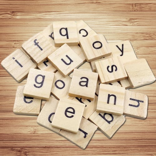 Details about   200 Pcs Scrabble Tiles Wooden Letter Block Number Alphabet Childhood Puzzle UK