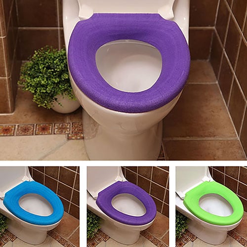 Fibers Bathroom Protector Warmer Toilet Seat Cover Closestool Accessories 