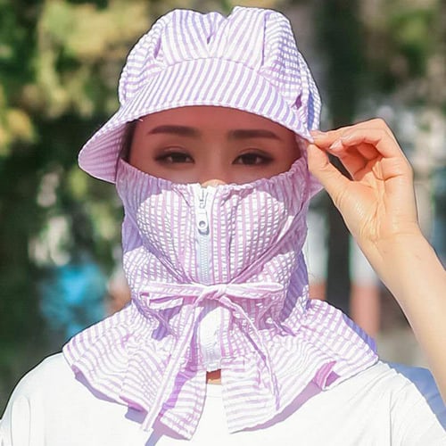 Women Plaid Dustproof Sun Protection Full Face Neck Cover Summer Riding Hat Cap Buy Women Plaid Dustproof Sun Protection Full Face Neck Cover Summer Riding Hat Cap Prices Reviews Zoodmall