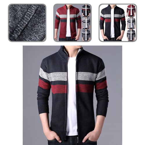 ouxiuli Mens Pullover Sweaters Knit Lightweight Long Sleeve Sweaters
