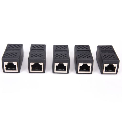 RJ45 Female to Female Network Ethernet LAN Connector Adapter Coupler Extender 