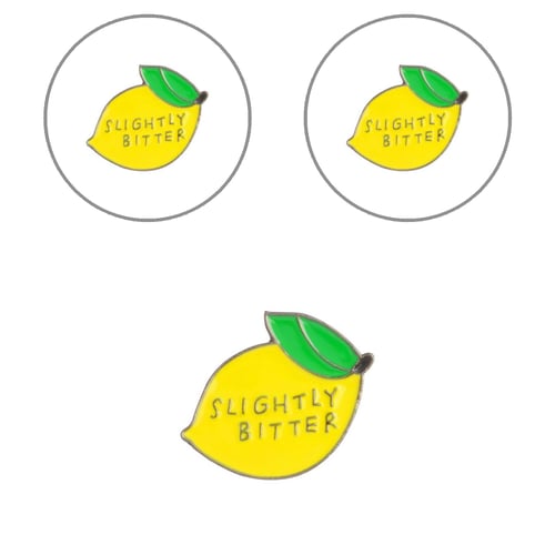 Lemon Enamel Pin Slightly Bitter Fruit Badge Button Brooches Jewelry Gift Nice Design
