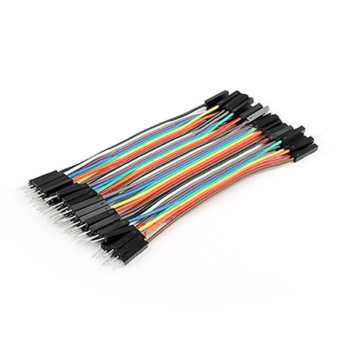 40PCS Dupont Wire Jumper Cables 20cm 2.54MM Male to Male 1P-1P For Arduino 