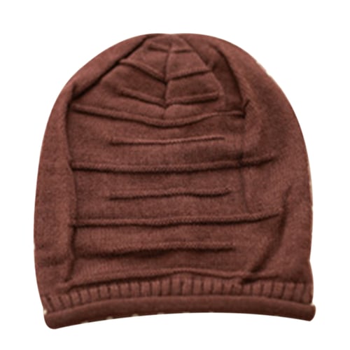 Men's Women Knit Oversized Beanie Hat Ski Slouch Baggy Cap Thick Crochet Design 