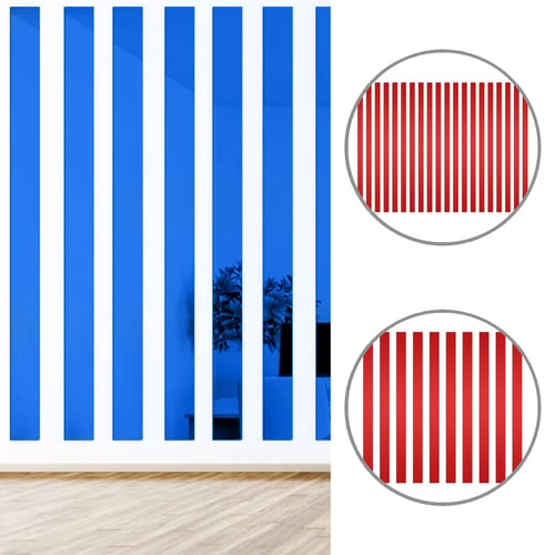 1 Set No Residue Wall Decals Fashion Easy To Remove Stripe Stickers Wide - Are Wall Decals Easy To Remove