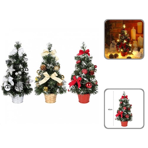 Mini Christmas Tree Decor Desk Table Festival Party Ornament Xmas 20/30/40cm US 