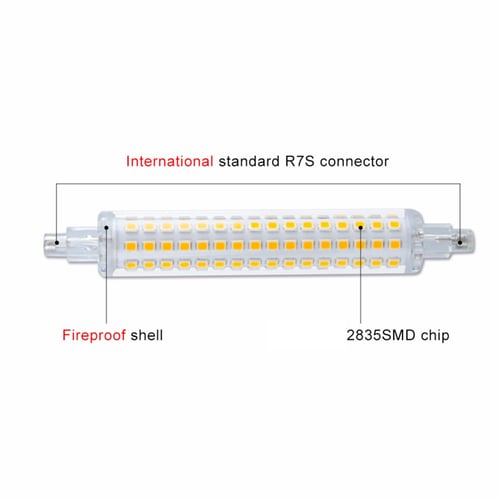LED Line® R7s Light Bulb SMD 10W Halogen Bulb Replacement For Floodlights Garden 