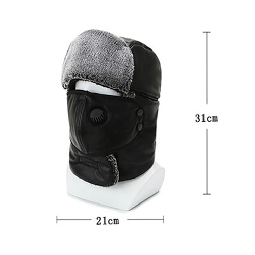 Unisex Outdoor Winter Warm Thick Soft Windproof Dustproof Face Cover Hat Details about   BG_ DI 