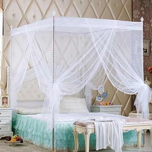 Romantic Princess Lace Canopy Mosquito, Canopy Mosquito Net Twin Bed