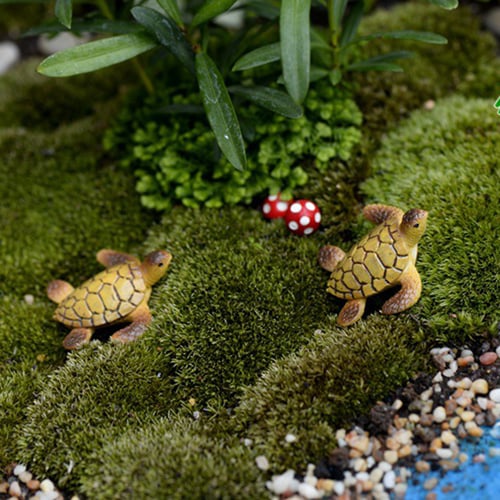 Details about   Miniature Dollhouse FAIRY GARDEN Accessories ~ Resin Animal Planter TURTLE 