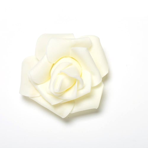 50/100Pcs Foam Fake Rose Artificial Flower Wedding Bride Bouquet Party Decor 