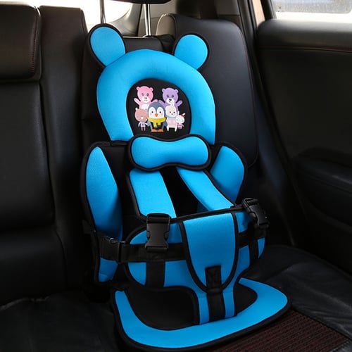 New Car Seat Cover Cartoon Animal Pattern Adjustable Breathable Baby Cushion For Children - Child Car Seat Pattern