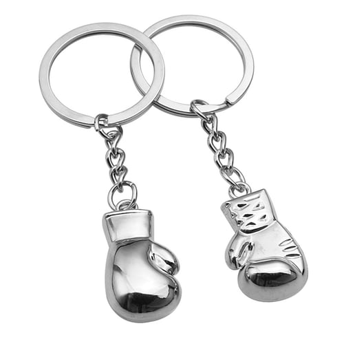 Simulation Boxing Gloves Keychain Pendant Sporting Gloves Keyring Gift Toys  X 