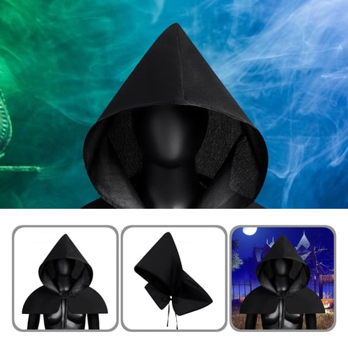 Creative Mysterious Retro Cowl Hat Smooth Mysterious Cowl Hat for