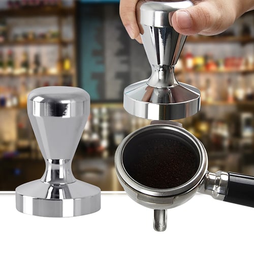 51mm/53mm/58mm Stainless Steel Coffee Press Tamper Espresso Powder Grinder 