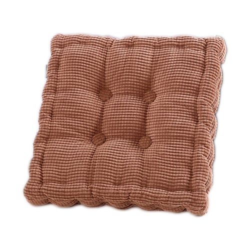 Home Seat Square Plaid Pillow Floor Yoga Chair Seat Mat Tatami Cushion 40×40cm 