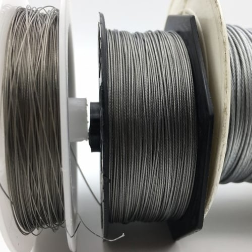 Details about   NE_ 50m 7 Strands Fishing Wire Lines Braided Leader Coating String Trace Rig 