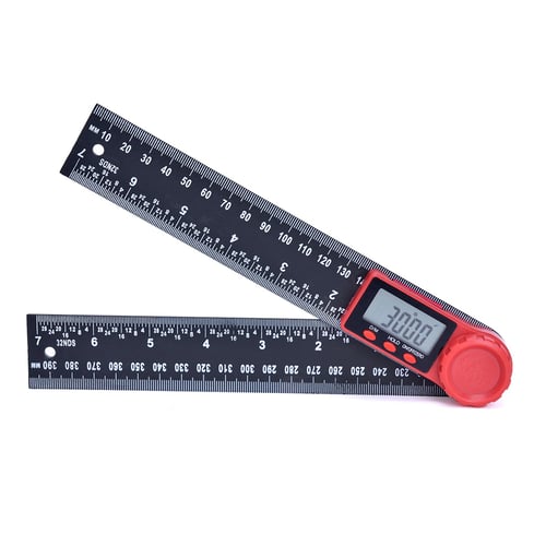 Digital LCD Electronic Angle Finder 400mm Goniometer Protractor Measuring Tool 