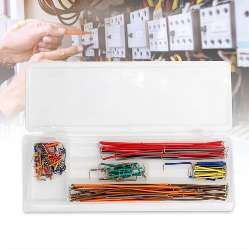 65PCS cables DIY 140pcs U Shape Solderless Breadboard Jumper Cable Wire Kit 