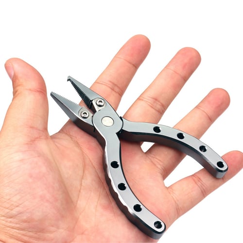 3Pcs Stainless Fishing Pliers Cutter Fish Lip Grip Gripper Hook Remover Tool Set 