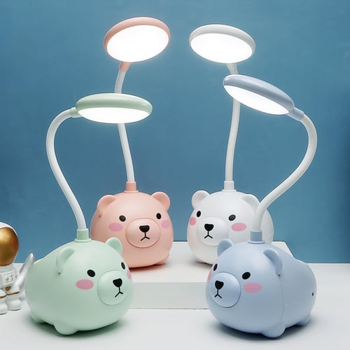 New Bedroom Night Light Cartoon Pig, Small Pig Table Lamps For Living Room And