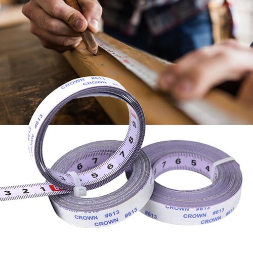 1/2/3/4/5/6M Self-adhesive Tape Measure with Backing Table Sticky Woodworking Tape Measure Measuring Tape 