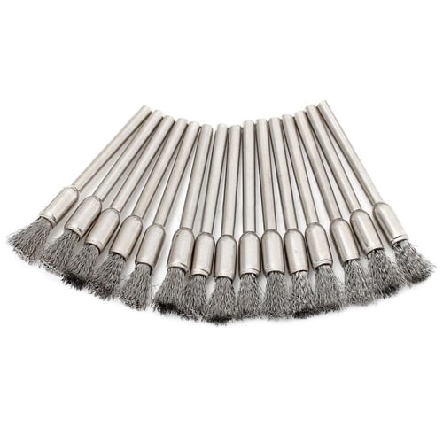 45Pcs Stainless Steel Wire Wheels Pen Brushes Set Accessories  Rotary Tool 
