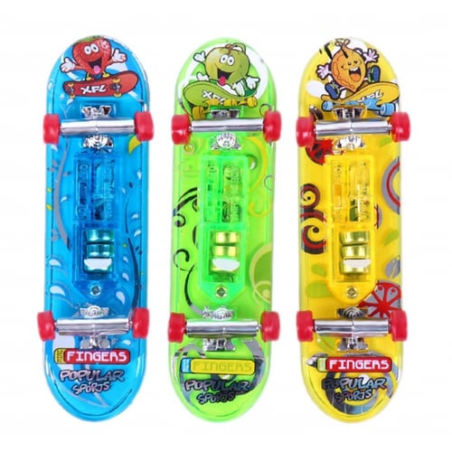 Mini Finger In Line Skates Skateboard Fingerboard Boys Girls Toys Kids Gift 
