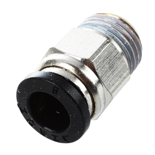 10PCS 1/2" PT Male Thread 8mm Push In Joint Pneumatic Connector Quick Fittings 